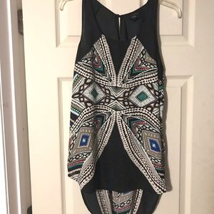 Colorful dressy tank top